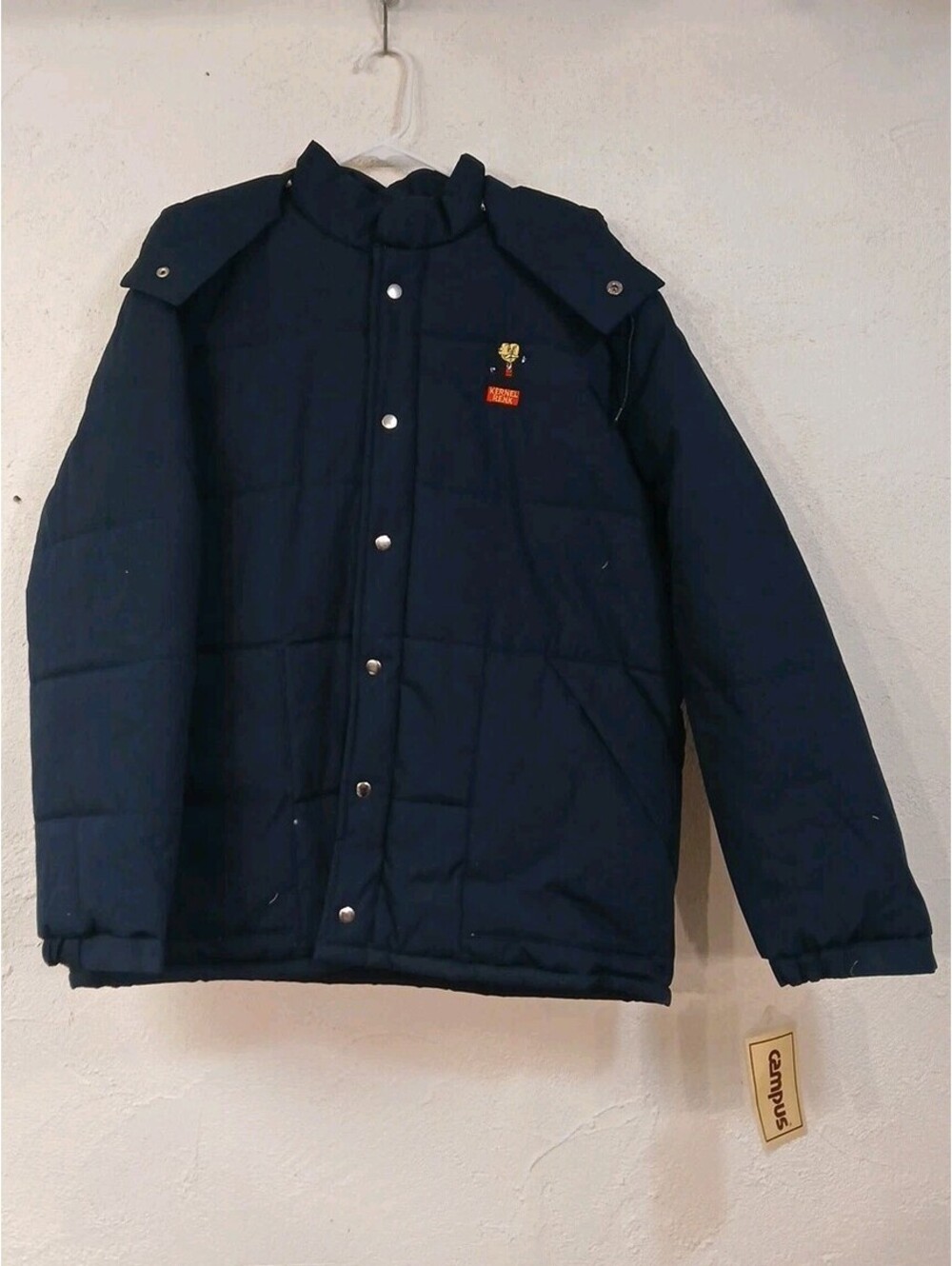 1970 Kernel Renk Seed Jacket Campus Advertising Farm Agriculture Renk Seed XL